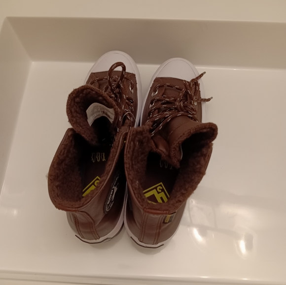 Converse Chuck Taylor All Star Lugged Winter Boot High Top Size 7 Womens Brown - Picture 4 of 7